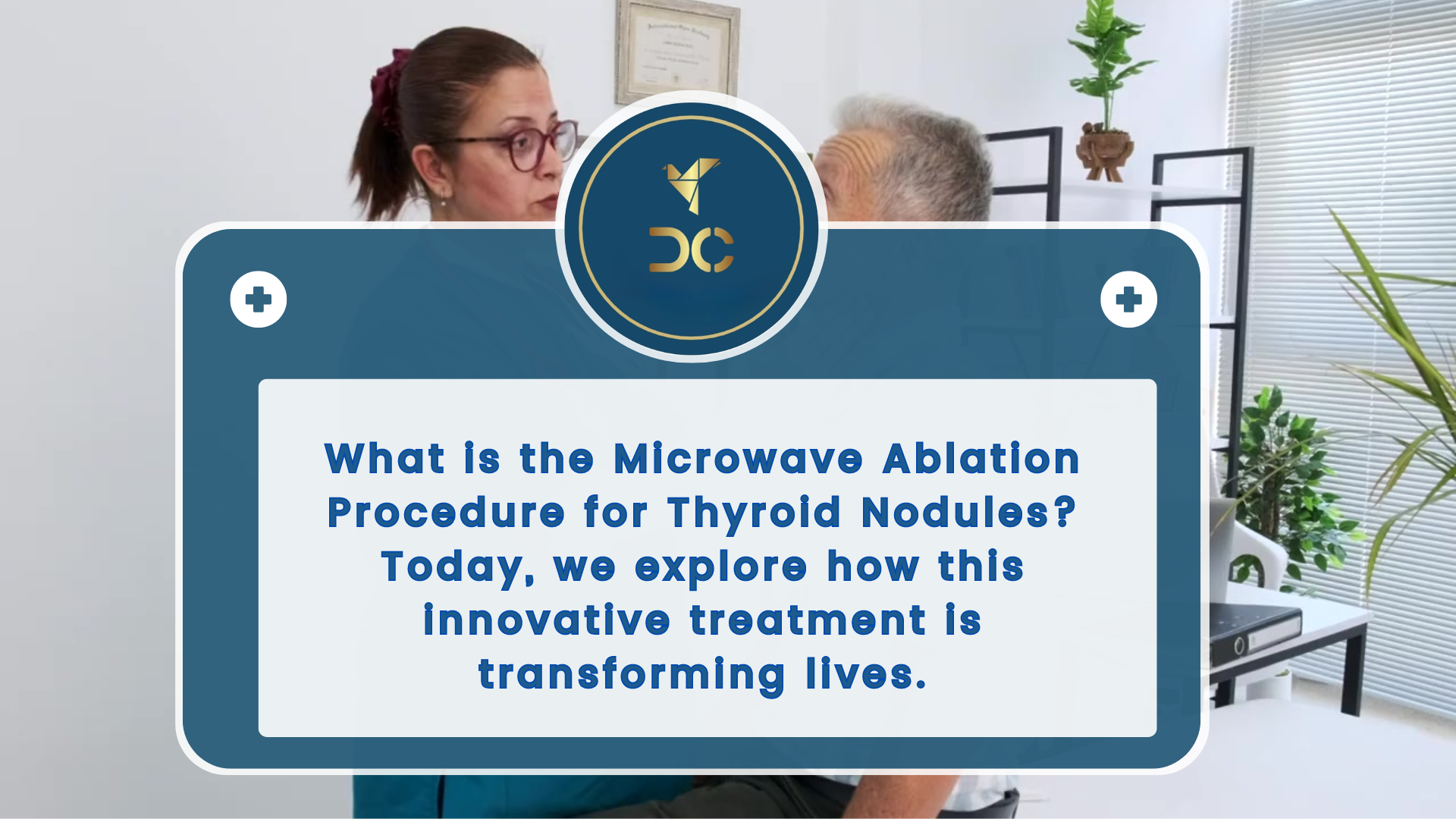 Microwave Ablation technique for treating thyroid nodules.